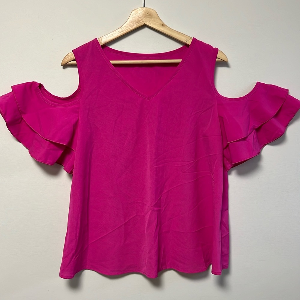 SHEIN fuscia top s xl